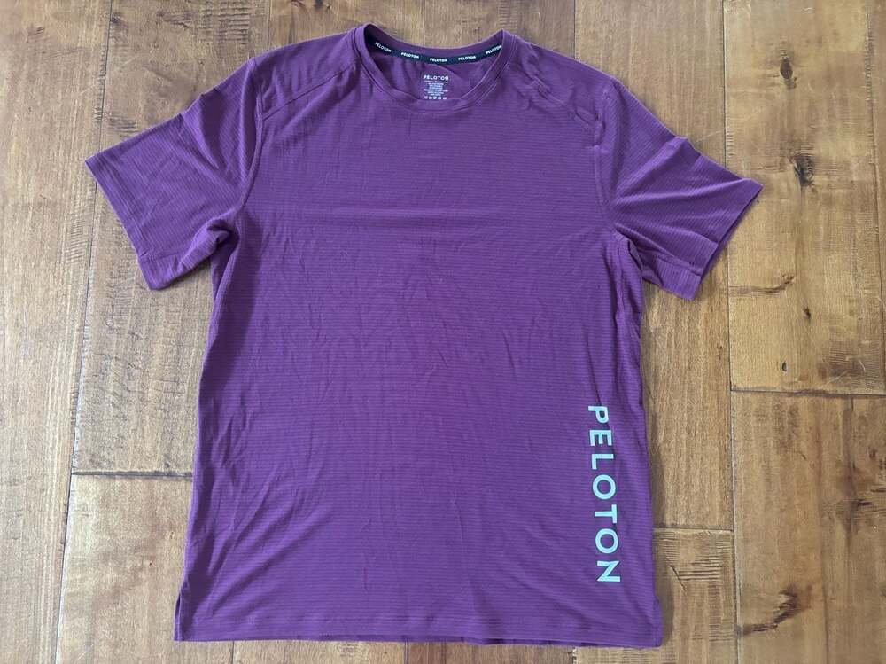 Peloton Men's Performance Short Sleeve Tech Tee - Purple